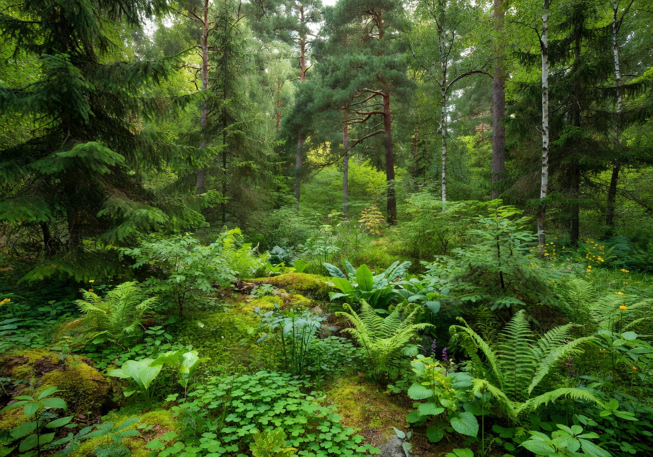 Green botanical diversity at Nygårdsparken Bergen